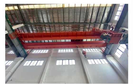 Stahlmaterial Handling Doppelbalken Oberkranbrücke 20 Tonnen Elektrisch für Lager