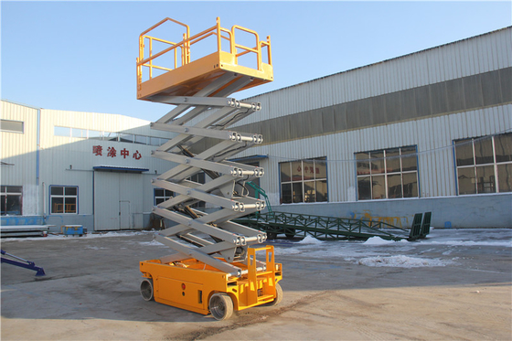 Materialbearbeitung 1100 kg Hydraulische Scherehebeplattform Lagerkapazität 1 Tonne