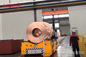 Materialtransport Schwerlasttransferkarren 50 Tonnen Schiene mit Frequenzwandler