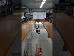 5t 5-40m Span Doppelträger-Kran mit Top-Running Trolley