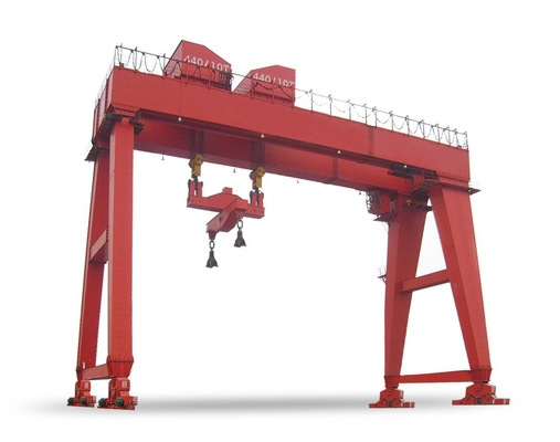 Bock Crane For Material Handling IP55 50 Ton Rail Mounted Double Girder