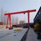 Q355E Material Niedertemperaturwiderstand Einzelträger mobiler Gantry-Kran 15 Tonnen mit Drahtseilhebe