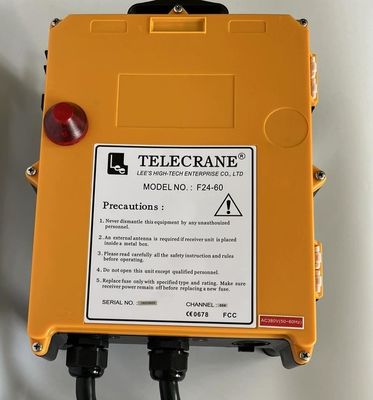 F24-60 multifunktionale drahtlose Fernbedienung,F24-60 Fernbedienung mit breiter Frequenzbreite und hoher Empfindlichkeit für einen Einzelschraubkranich